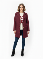 Cargar imagen en el visor de la galería, Abrigo Granate
