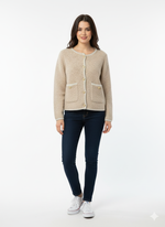 Cargar imagen en el visor de la galería, Suéter tipo chaqueta Bella
